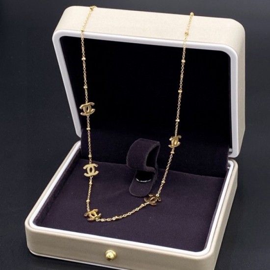 Beautiful color check spring and summer necklace 2023SS CHANEL Chanel
